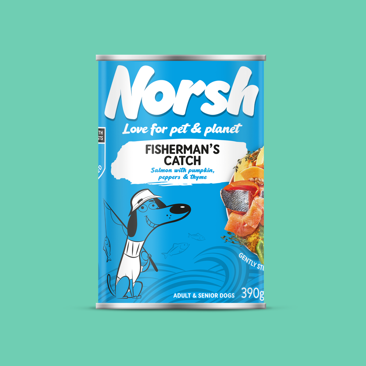 ドッグフード noroshi Grain Free Salmon & Chicken Wet Dog Food | 12 x 390g Bulk Buy